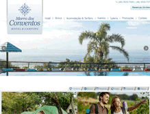 Tablet Screenshot of hotelmorrodosconventos.com.br